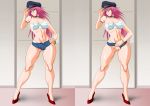big_breasts breasts final_fight flashing_pussy lime_(purple_haze) nipples_visible_through_clothing no_panties pink_hair poison poison_(final_fight) purple_haze pussy street_fighter