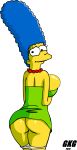  ass gkg marge_simpson tagme the_simpsons transparent_background yellow_skin 
