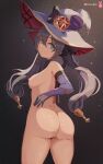  ass dat_ass extremely_large_filesize genshin_impact high_resolution large_filesize miraihikariart mona_(genshin_impact) nipples nude tagme very_high_resolution witch 