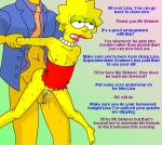 breasts child clitoris clothed cum cum_in_pussy cum_inside doggy_position eyeshadow lipstick lisa_simpson loli lolicon makeup nipples penetration prostitution pussy sex seymour_skinner shirt_pull skirt_lift sweat the_simpsons vaginal vaginal_penetration yellow_skin young