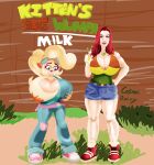  big_breasts blonde_hair breasts coco_bandicoot crash_bandicoot crash_bandicoot_(series) gamer_girl holding_breasts instagram light_skin long_hair pureruby87 red_hair streamer twitch.tv twitter 