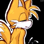  black_background miles_&quot;tails&quot;_prower multiple_tails nobuyuki sega simple_background sonic_(series) sonic_team tail 
