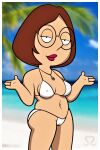  ass bikini breasts cameltoe erect_nipples family_guy glasses meg_griffin thighs 