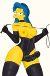  dominatrix femdom marge_simpson strap-on the_simpsons whip 