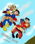  captain_marvel_jr conner_kent dc dc_comics freddie_freeman kara_zor-el kon-el linda_danvers mary_batson mary_marvel russkere shazam superboy supergirl superman_(series) 