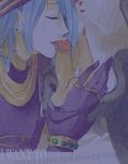  .hack//g.u. androgynous caressing_testicles endrance fellatio haseo oral oral_sex testicles 