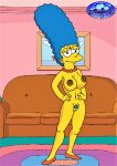  breasts erect_nipples marge_simpson nude pubic_hair pussy the_simpsons thighs 