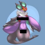  1girl anthro censor_bar elpatrixf noivern pokemon pokemon_(game) pokemon_xy tail 