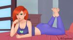  ass crop_top erect_nipples kim_possible kimberly_ann_possible leggings thighs 