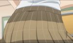  animated_gif ass gif hentai panties school_uniform schoolgirl skirt striped_panties 