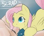  blue_eyes equine fellatio female fluttershy friendship_is_magic hair horse human interspecies male my_little_pony oral oral_sex pegasus penis pink_hair pony pubic_hair sex testicles wings 