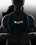  1girl muscles wii wii_fit wii_fit_trainer 