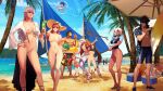  1girl dungeon_and_fighter man nude nude_beach summer 