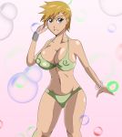 1girl big_breasts bikini bleach breasts female_only greengiant2012 kiyone_kotetsu swimsuit