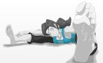  1girl big_breasts black_hair breasts feet hair nintendo ponytail toes white_skin wii wii_fit wii_fit_trainer 