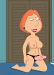  1girl family_guy lois_griffin milf nude strap-on 
