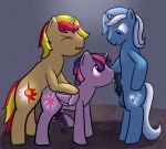  3boys barrzalex equestria_girls friendship_is_magic genderswap multiple_boys my_little_pony penis rule_63 sunset_shimmer threesome trixie twilight_sparkle_(mlp) yaoi 