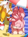 1boy 1girl amy_rose breasts cum_in_ass miles_&quot;tails&quot;_prower morris penis sega sonic_the_hedgehog_(series)