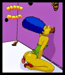 big_breasts cheating_wife fellatio glory_hole itooneaxx marge_simpson the_simpsons yellow_skin
