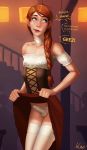 barmaid crossdressing girly incase original red_hair skirt_lift trap