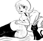  ass blonde_hair crablouse cum female homestuck ms_paint_adventures pussy queen_of_spew roxy_lalonde webcomic 