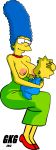 gkg maggie_simpson marge_simpson tagme the_simpsons yellow_skin