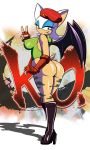  ass big_breasts breasts cammy_white cosplay grimphantom grimphantom_(artist) rouge_the_bat sonic street_fighter text 