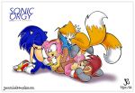  amy_rose anthro bisexual canine cum cute female foursome fox furry hedgehog joe_randel male male/female miles_&quot;tails&quot;_prower oral orgy penis sally_acorn sega sonic sonic_(series) sonic_the_hedgehog 
