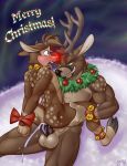  beau christmas furry reindeer rudolph yaoi 