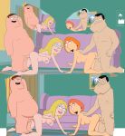  american_dad crossover edit family_guy francine_smith lois_griffin peter_griffin sfan stan_smith tagme 