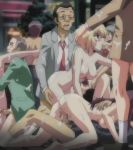  animated censored cum_shot gif group_sex hentai kafun_shoujo_chuuihou!_-_the_animation orgy public 
