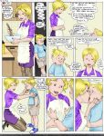  breast_grab comic ditto_flagston hi_and_lois incest kissing lois_and_her_two_sons lois_flagston milf mother_&amp;_son pandora&#039;s_box son 