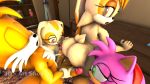  1girl 2016 3d_(artwork) amy_rose anthro areola ass big_ass big_breasts breasts canine cream_the_rabbit daughter digital_media_(artwork) erect_nipples erection fox furry group group_sex hedgehog lagomorph male mammal mature_female miles_&quot;tails&quot;_prower milf mother_and_daughter nipples nude parent penetration penis rabbit sega sex spiderman123 triple_penis vanilla_the_rabbit 