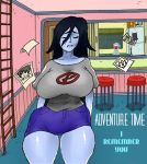  adventure_time ass big_ass big_breasts breasts clothes hips jay-marvel marceline nipples pants sad sexy_clothes text wide_hips 