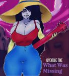  adventure_time ass big_ass big_breasts breasts clothes happy hat hips jay-marvel marceline pants sexy_clothes text wide_hips 