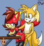  cute fiona_fox furry miles_&quot;tails&quot;_prower multiple_tails sidspaztyler sonic_team tail 