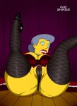 black_eyes earrings embarrassed grey_hair madame_belle milf rx120 sexy sexy_ass sexy_body sexy_breasts the_simpsons 