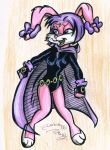  anthro babs_bunny cosplay dc dc_comics furry non-nude raven_(cosplay) raven_(dc) teen_titans tiny_toon_adventures 
