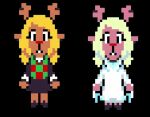 1girl 2d 2d_(artwork) accurate_art_style animal_humanoid anthro antlers assisted_exposure black_background blush bovid bovid_humanoid bovine bovine_humanoid breasts clothing clothing_removal deltarune digital_media_(artwork) embarrassed exposed exposed_breasts female female_anthro female_only genitals gif horn humanoid humanoid_genitalia humiliation mammal mammal_humanoid nipples noelle_holiday on_model pixel_(artwork) pixel_animation pussy reindeer short_playtime solo solo_female third-party_source undertale_(series) undressing video_game_character video_games wardrobe_malfunction
