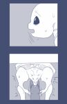 2010s 2018 2d 2d_(artwork) anal animated_skeleton anon anonymous_male bathroom bathroom_stall bottom_sans comic comic_page comic_panel digital_media_(artwork) faceless_male kabeshiri monochrome monster non-con non-consensual noncon nonconsensual penetration pf-pro-fucker pf_pro_fucker rape sans sans_(undertale) sequence sequential sex skeleton solo_focus stuck stuck_in_wall thrusting uke_sans undead undertale undertale_(series) video_game_character video_games wall_sex