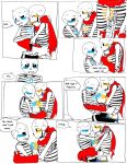 13thcatofthegate 2010s 2018 2boys 2males animated_skeleton bigger_male blue_blush blush bottom_sans brother/brother brothers comic comic_page comic_panel comic_sans duo ectotongue english_text fontcest gay incest indoors larger_male licking licking_neck male male/male male_only monster orange_blush orange_tongue papyrus papyrus_(undertale) papysans partially_colored sans sans_(undertale) seme_papyrus sequence sequential shorter_male skeleton smaller_male soul soul_sex speech_bubble taller_male text text_bubble tongue top_papyrus topless topless_male uke_sans undead undertale undertale_(series) yaoi