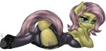  1_girl allosaurus anthro ass fluttershy friendship_is_magic my_little_pony phurie solo 