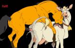  animal_sex cow horse klaus_doberman klaus_doberman_(artist) spirit spirit:_stallion_of_the_cimarron udder 