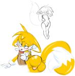  miles_&quot;tails&quot;_prower multiple_tails sega sonic_(series) sonic_team tail 