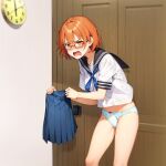  ai_generated angry blue_panties blush classroom clothes_stolen clothes_thief embarrassed embarrassed_underwear_female euf forced_exposure forced_presentation glasses glj-enf holding_skirt humiliated humiliation no_pants no_skirt panties pantsed pantsing pantsless public_exposure public_humiliation public_indecency public_nudity schoolgirl serafuku shocked shocked_expression skirt_removed stolen_clothes stripped undressed yelling 