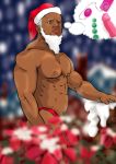 christmas dark-skinned_male male_only santa_claus tagme tan 