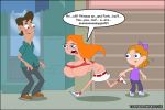 candace_flynn outside phineas_and_ferb running tagme toongrowner