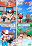  bbmbbf big_breasts comic hot_spring leaf_(pokemon) lucky_me moltres nude_female palcomix pokemon pokepornlive red_(pokemon) 