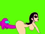 amogus among_us ass big_ass big_breasts big_cock bigger_female bouncing_breasts breasts doggy_position huge_cock hyper_penis loop meme original_character pink_(among_us) pleasure_face pussy sex small_dom_big_sub smaller_male tongue_out vaginal video webm