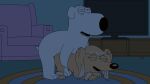  ambiguous_penetration brian_griffin closed_eyes doggy_position ellie_(family_guy) family_guy gif letodoesart loop male/female open_mouth penetration sex tongue 